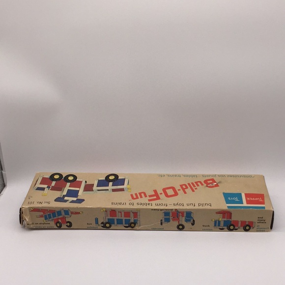 Tupper Toys Build-O-Fun Building Set 101 Tupperware Vintage 1965 - Picture 7 of 13